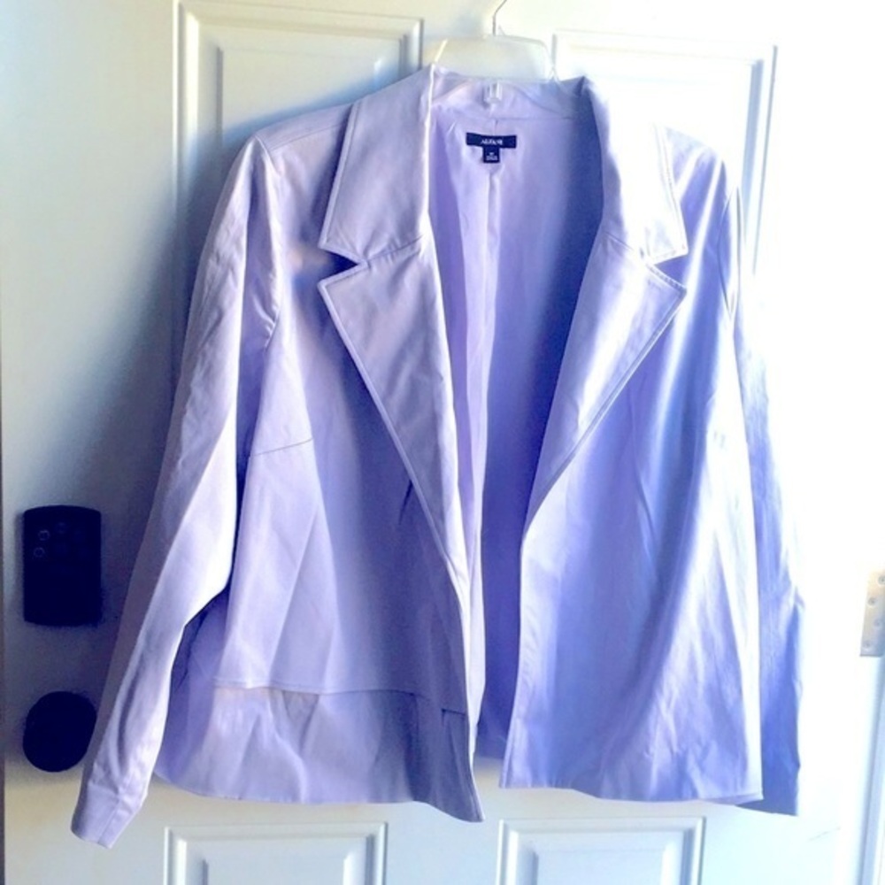 ALFANI 3X Lilac Light weight Jacket Shirt NWT